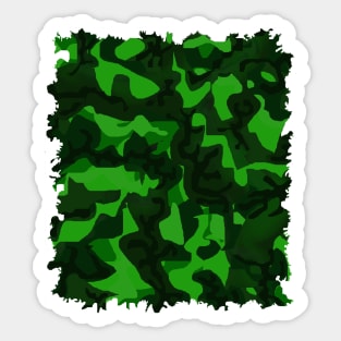 Jungle Camouflage Camo Army Pattern Sticker